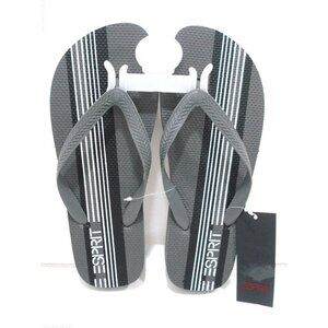 ESPRIT FINN-E Mens Flip Flop Sandals Slate/Charbon Size 11 New